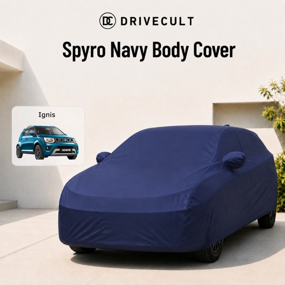 Maruti Suzuki Ignis 2020-2022 Spyro Navy body cover 1