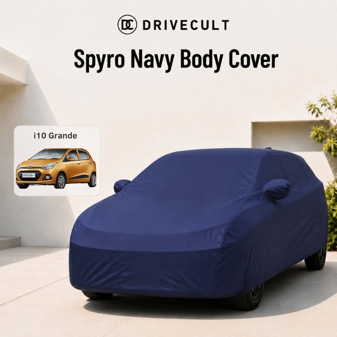 Hyundai i10 Grande Spyro Navy body cover 1