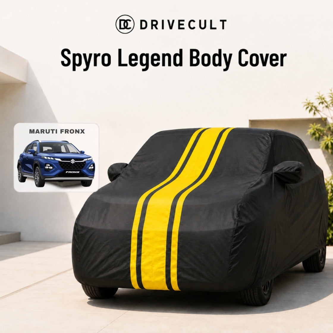 Maruti Fronx Spyro Legend body cover 1