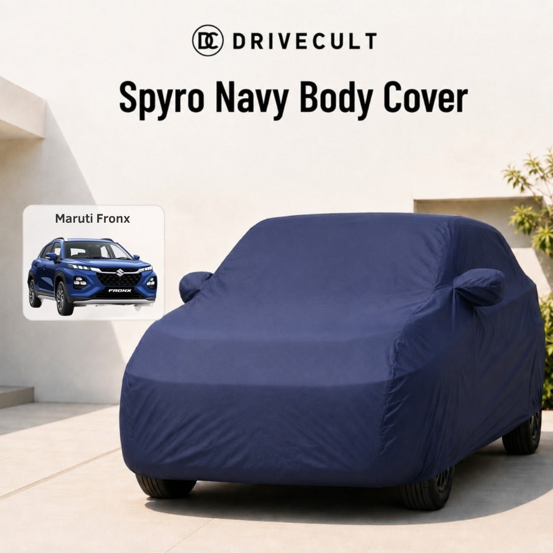 Maruti Fronx Spyro Navy body cover 1