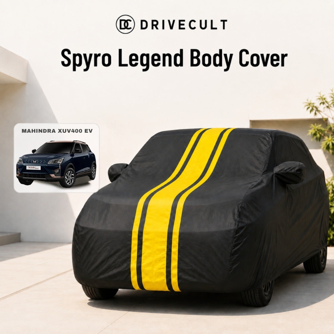 Mahindra XUV400 EV Spyro Legend body cover 1