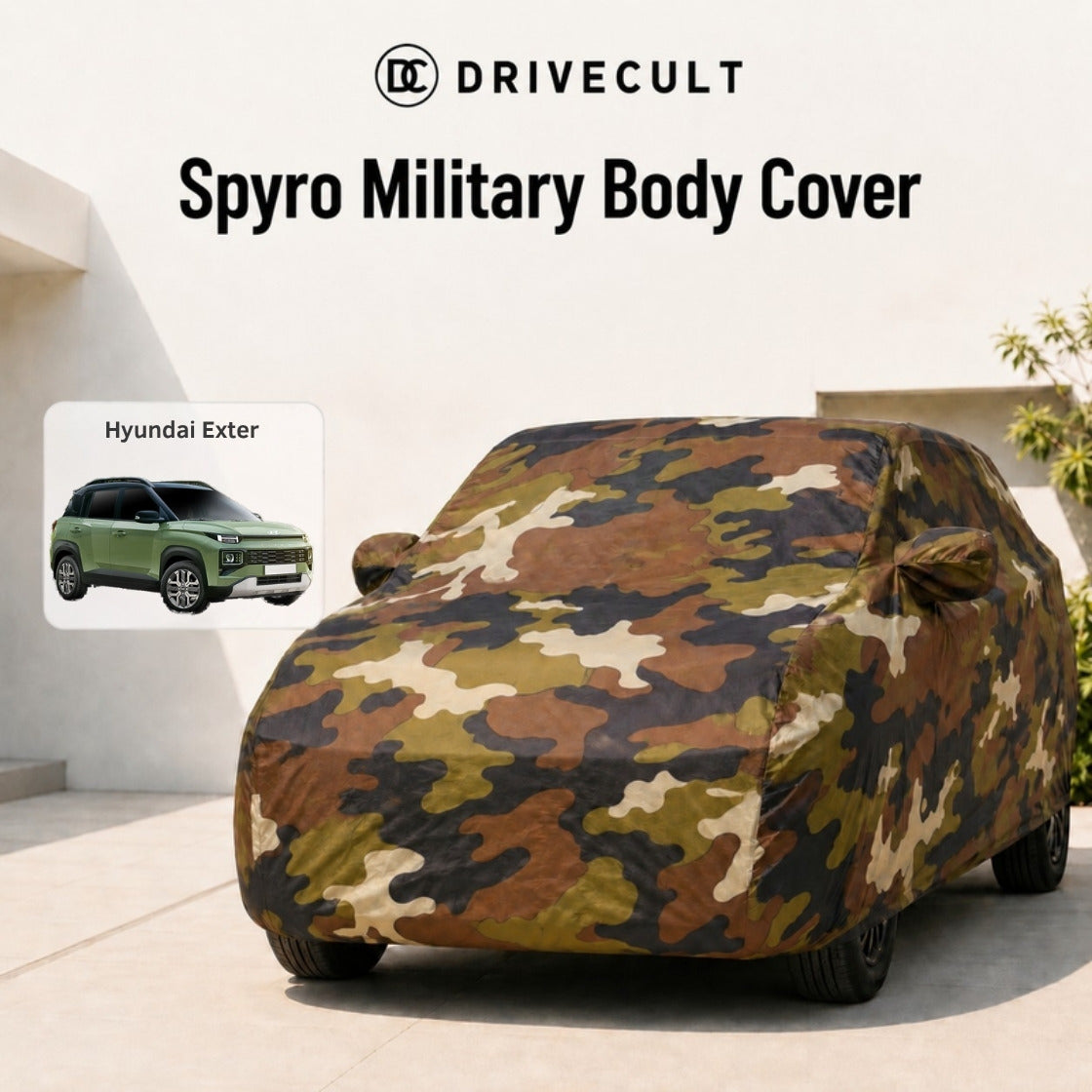 Hyundai Exter Spyro Military body cover 1