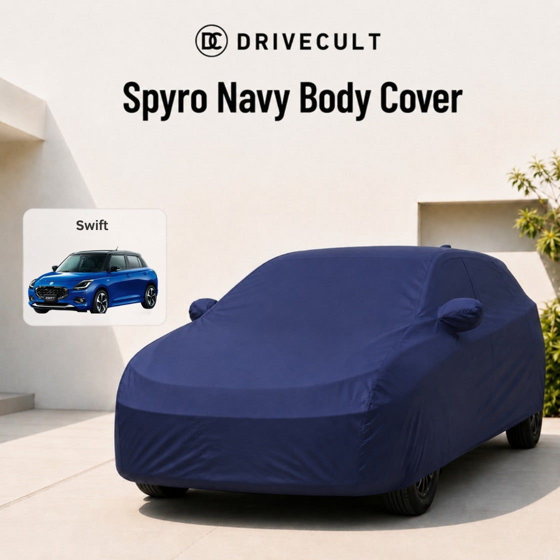 Maruti Suzuki Swift 2024-2027 Spyro Navy body cover 1