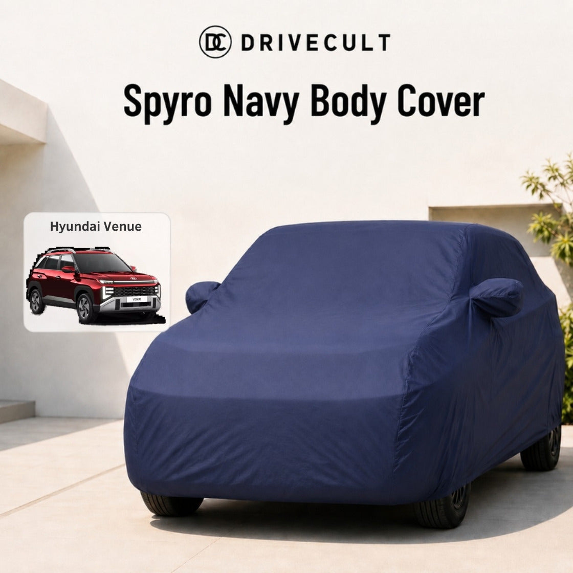 Hyundai Venue 2026-2028 Spyro Navy body cover 1