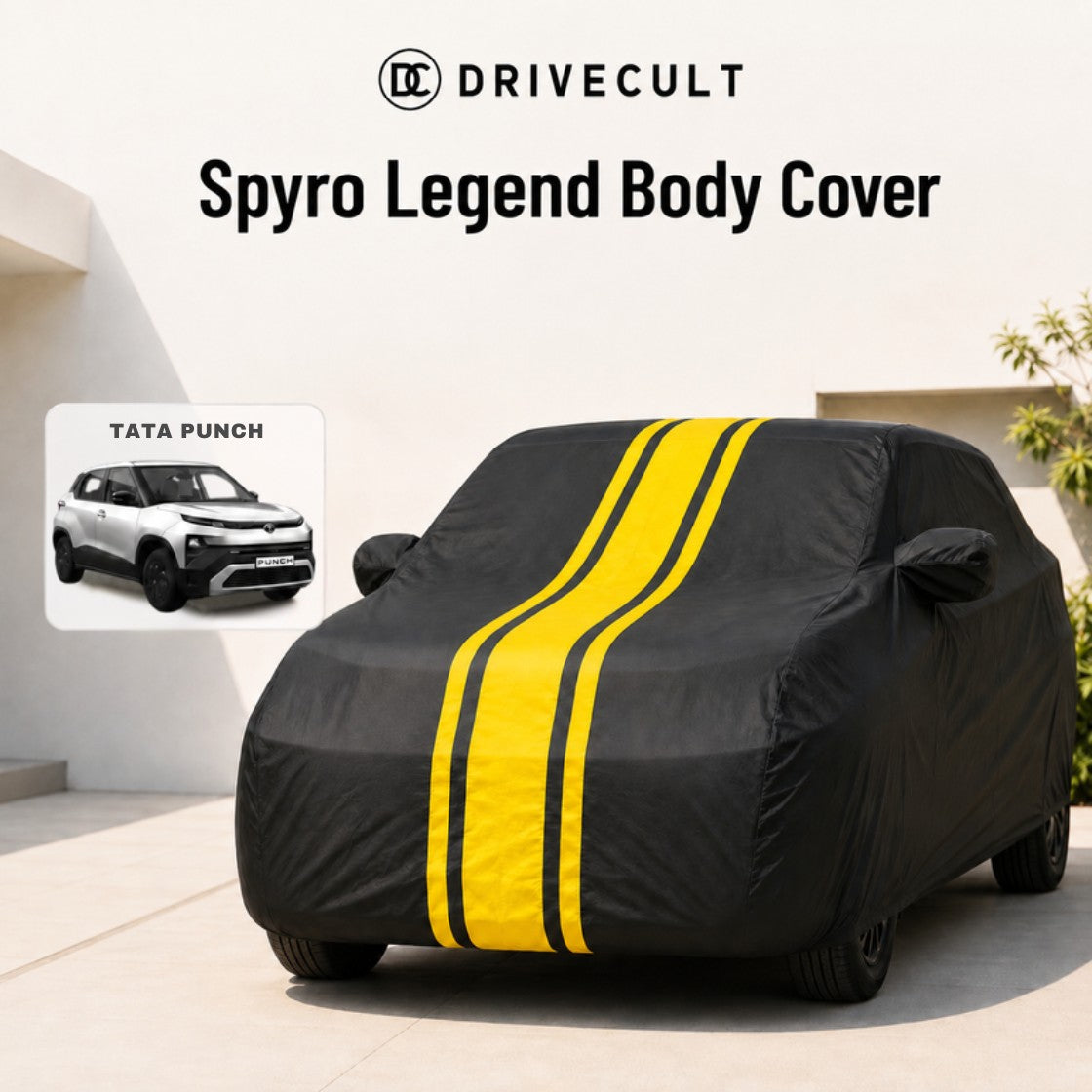 Tata Punch Spyro Legend body cover 1