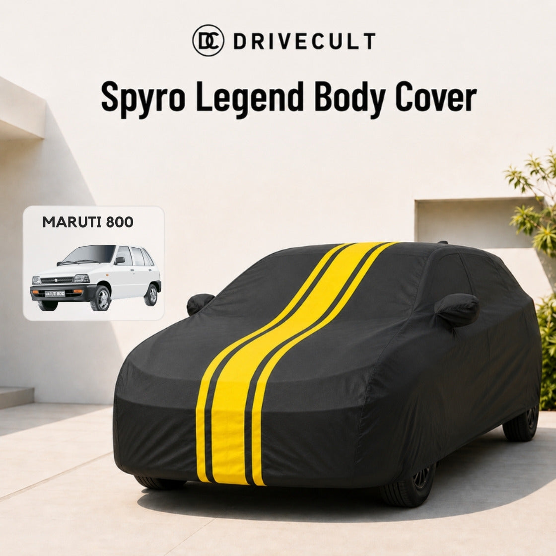 Maruti 800 Spyro Legend body cover 1