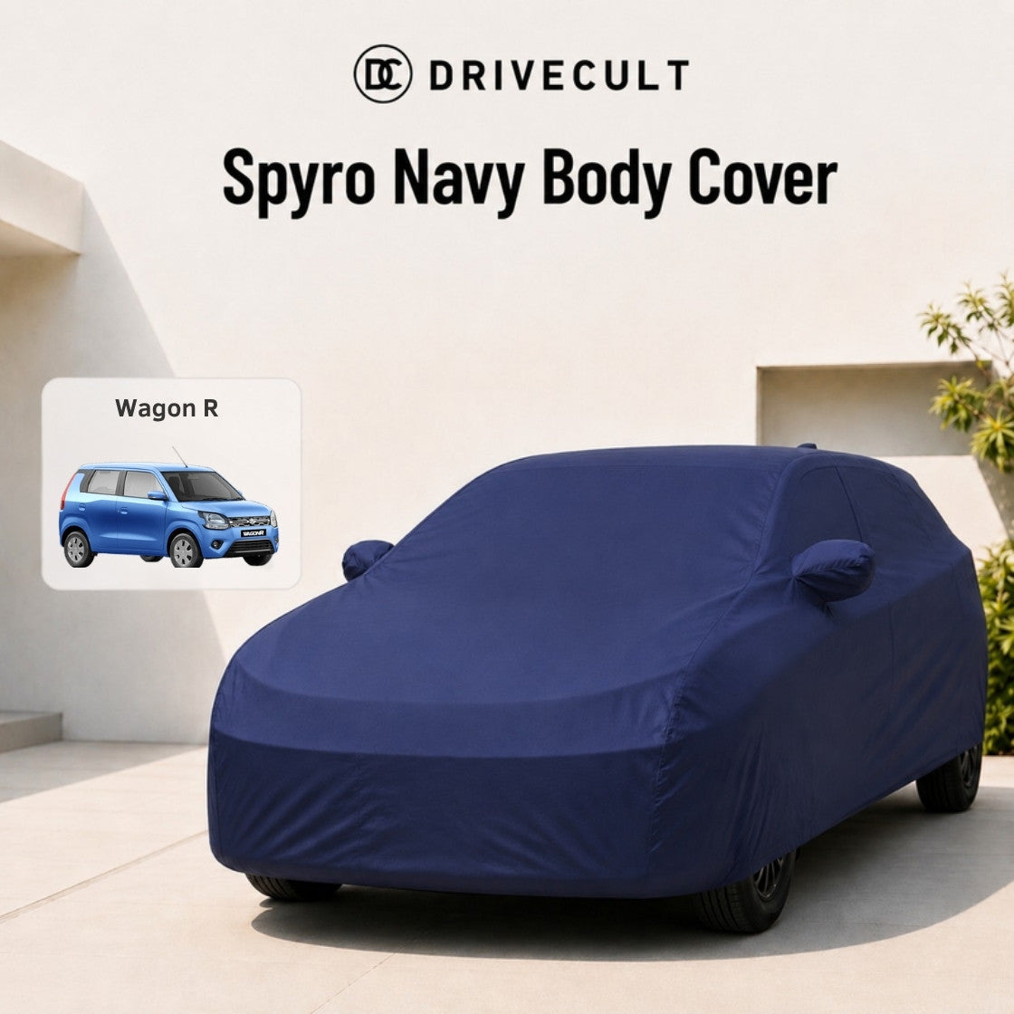 Maruti Suzuki Wagon R 2019-2022 Spyro Navy body cover 1