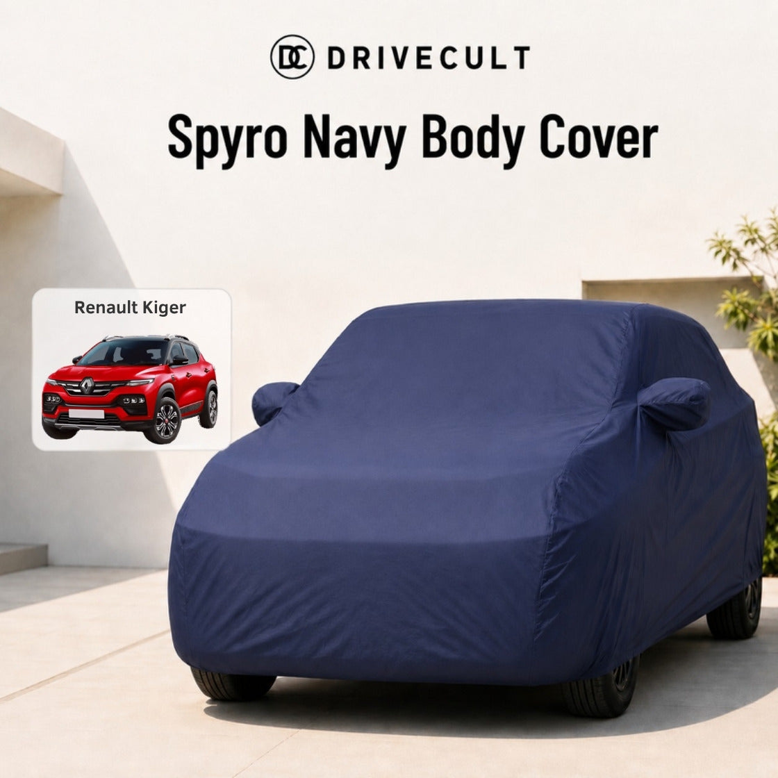 Renault Kiger Spyro Navy body cover 1