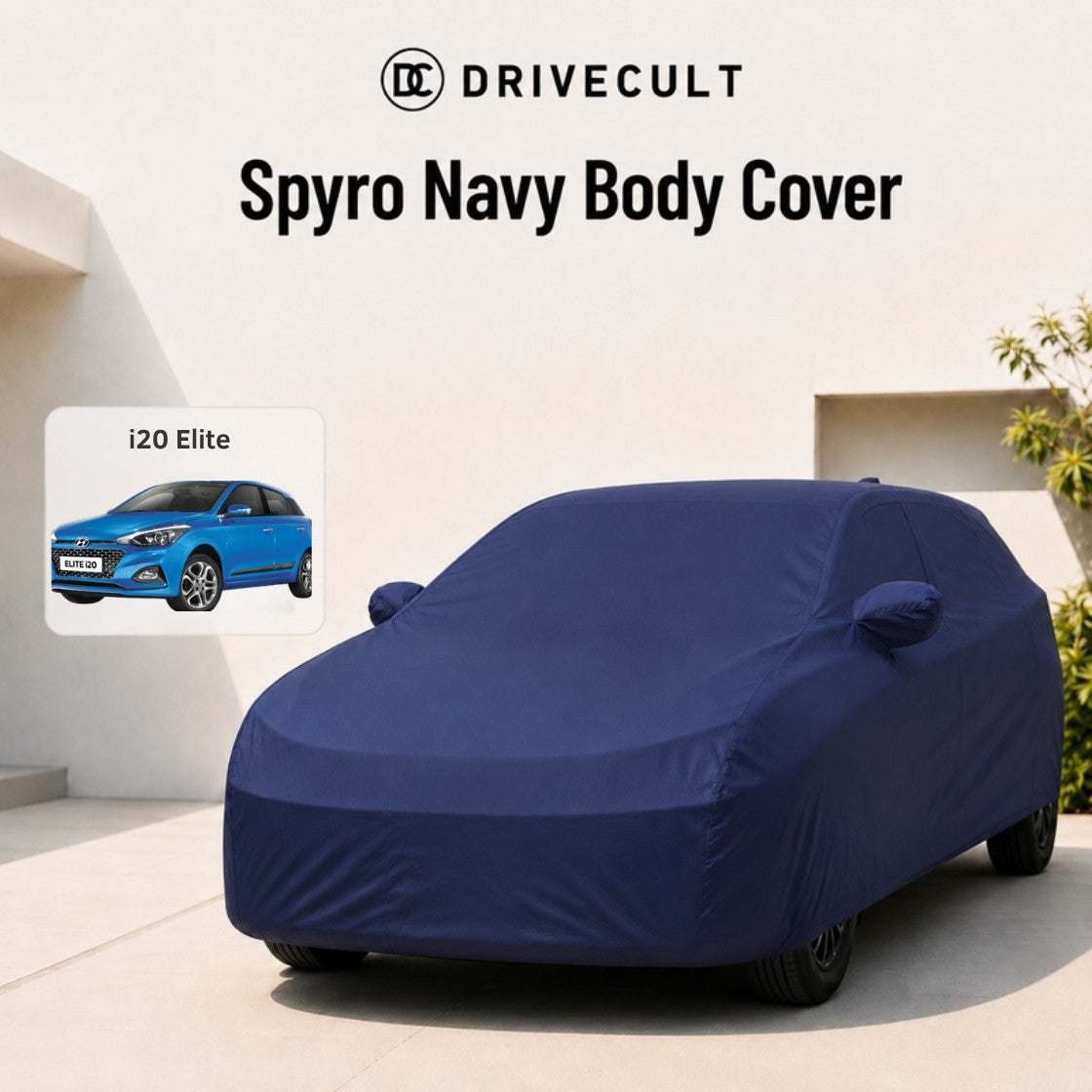 Hyundai i20 Elite 2018-2020 Spyro Navy body cover 1