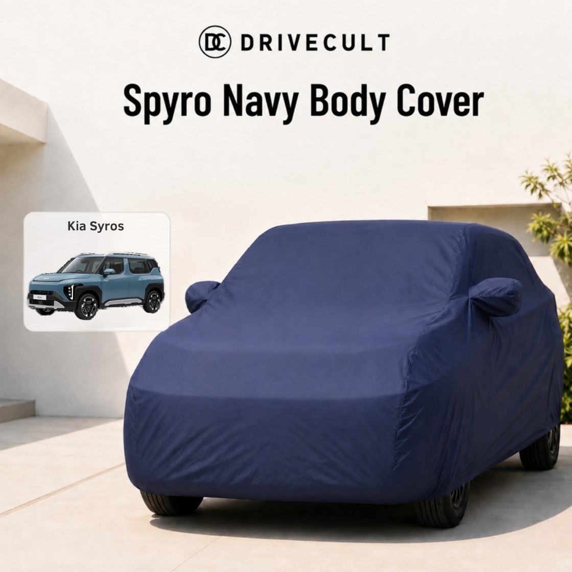 Kia Syros Spyro Navy body cover 1
