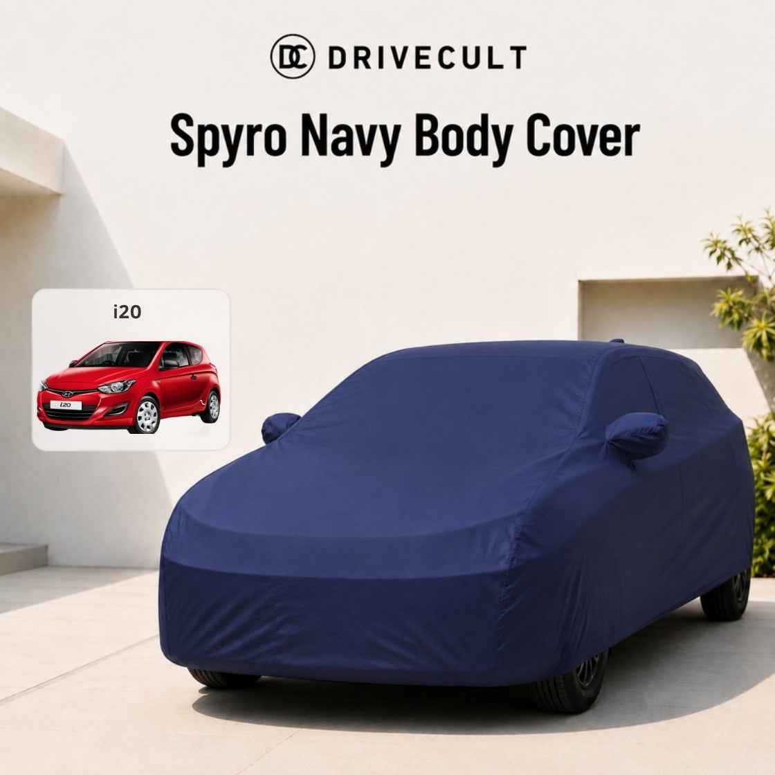 Hyundai i20 2008-2011 Spyro Navy body cover 1
