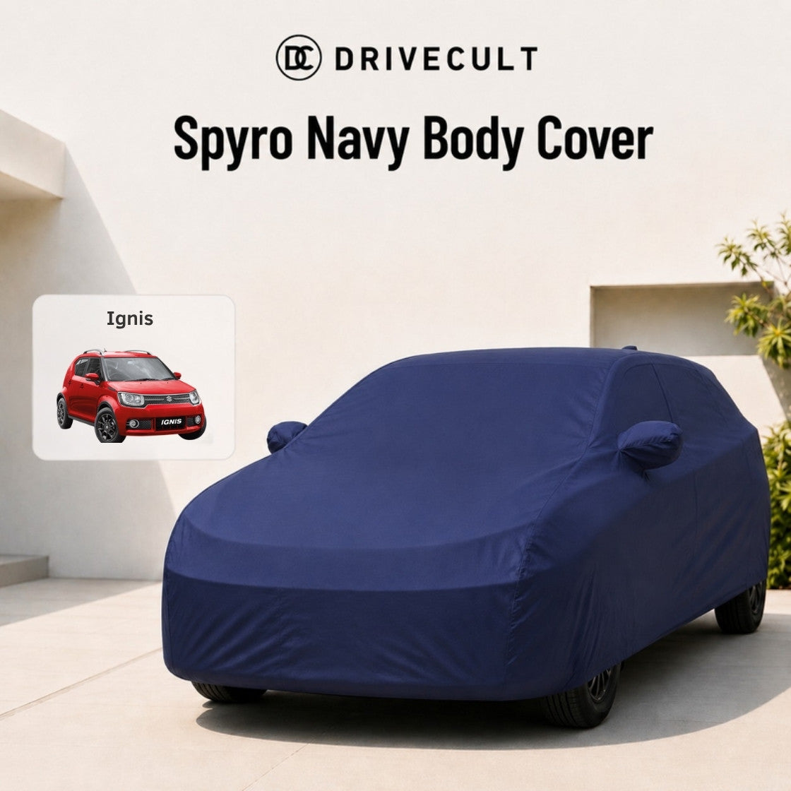 Maruti Suzuki Ignis 2016-2020 Spyro Navy body cover 1