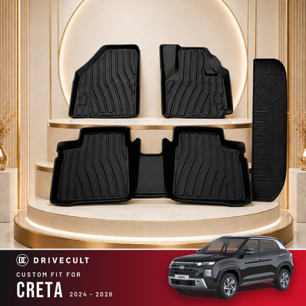DriveCult Apex TPE 5D Mats for Hyundai Creta 2024-2026