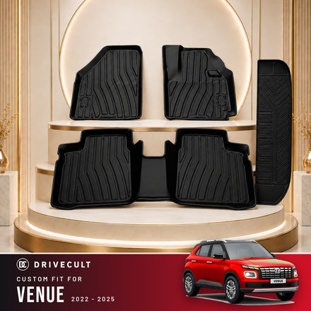 DriveCult Apex TPE 5D Mats for Hyundai Venue 2022-2025