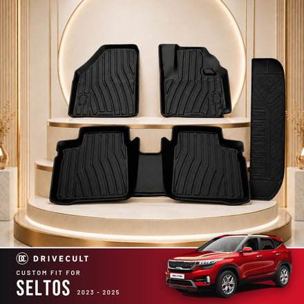 DriveCult Apex TPE 5D Mats for Kia Seltos 2023-2025