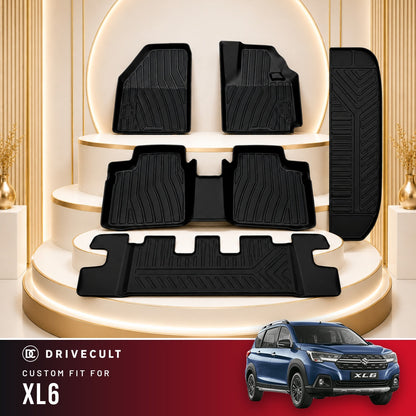 DriveCult Apex TPE 5D mats custom fit for the Maruti Suzuki XL6