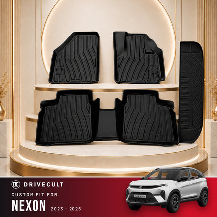 DriveCult Apex TPE 5D Mats for Tata Nexon 2023-2026