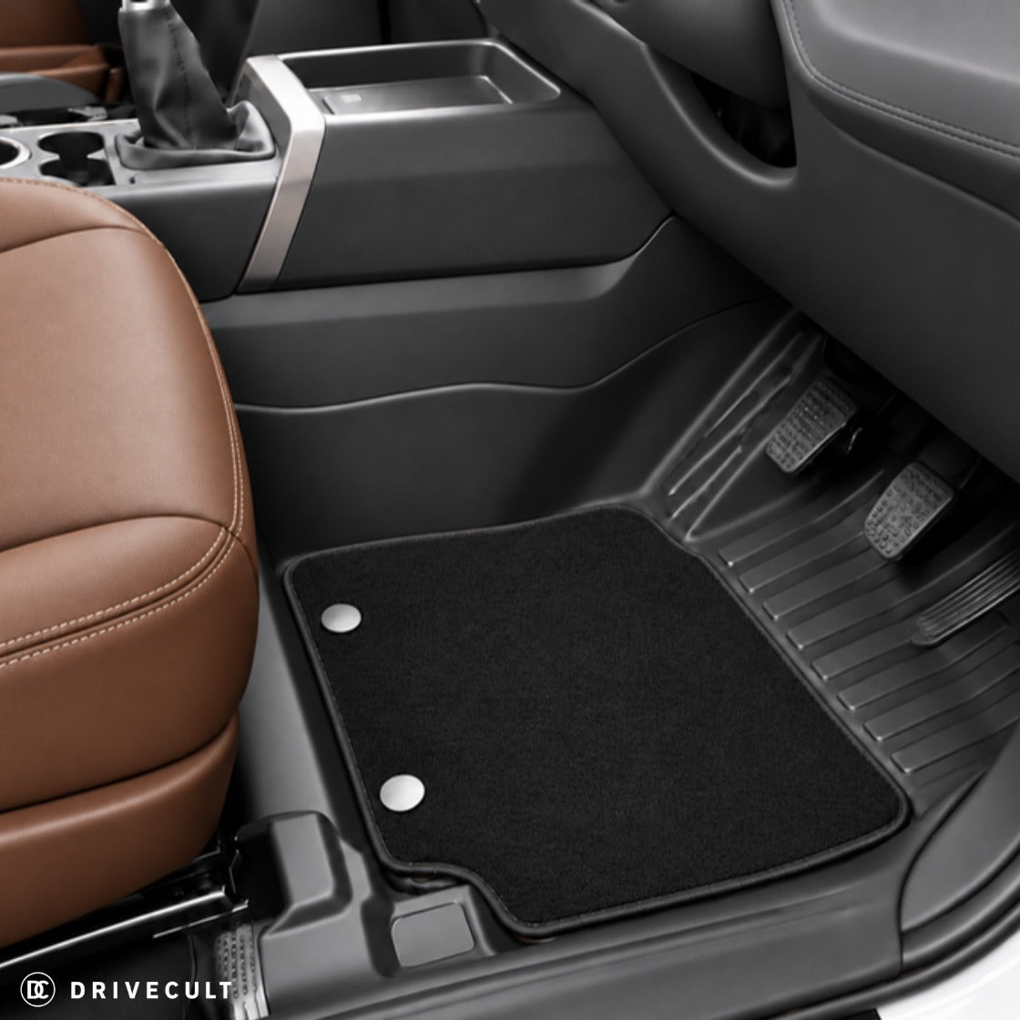 Tata Nexon 2025-2027 ATM X Mats - ATM X mat fitted in the driver footwell