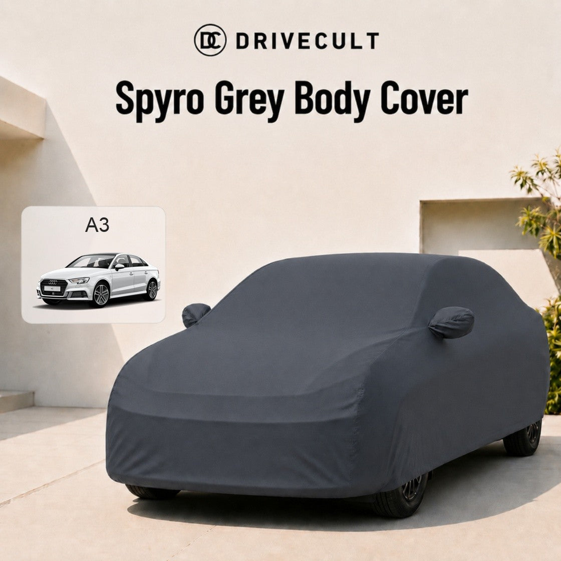 Audi A3 Body Cover Spyro Grey body cover