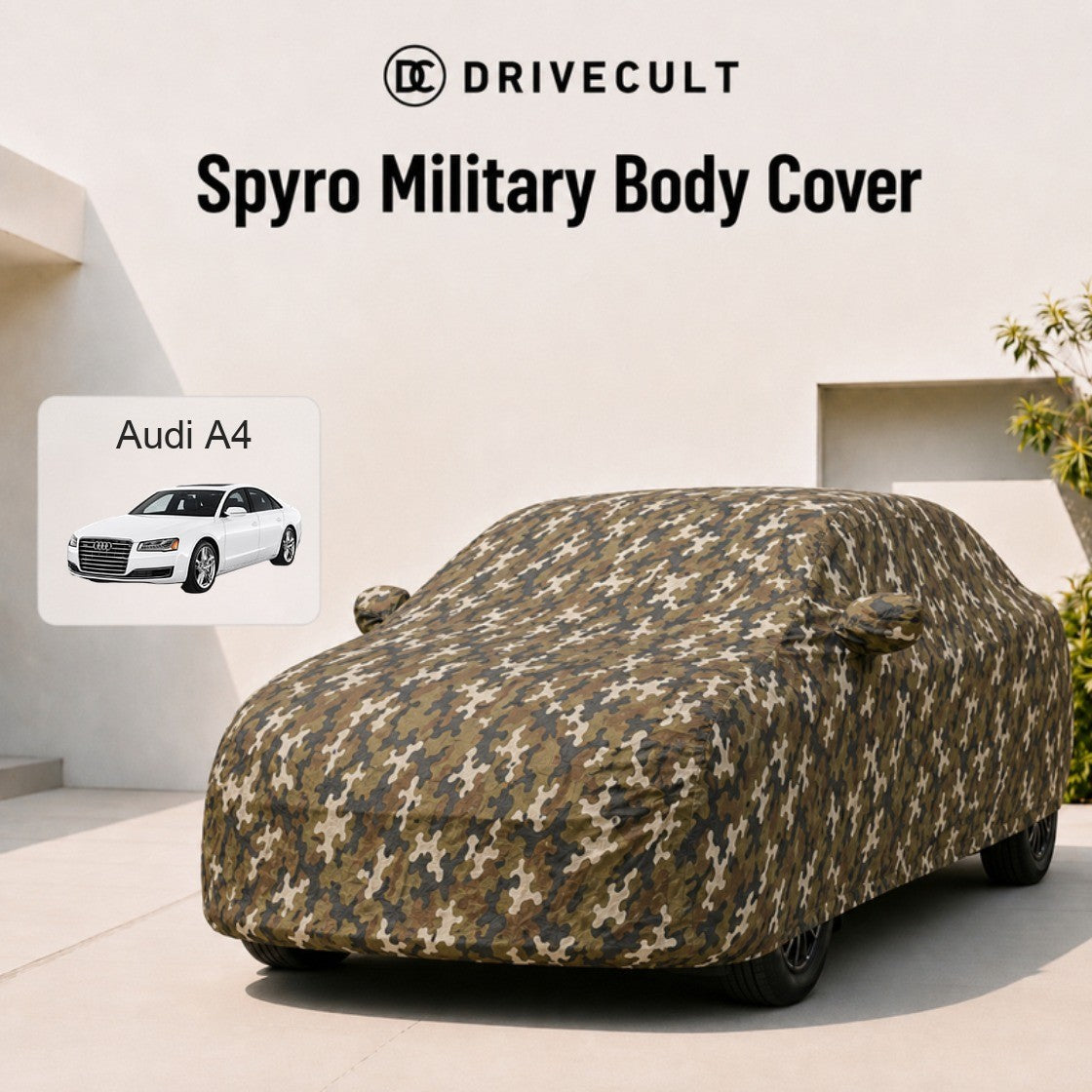 Audi A4 Spyro Military body cover