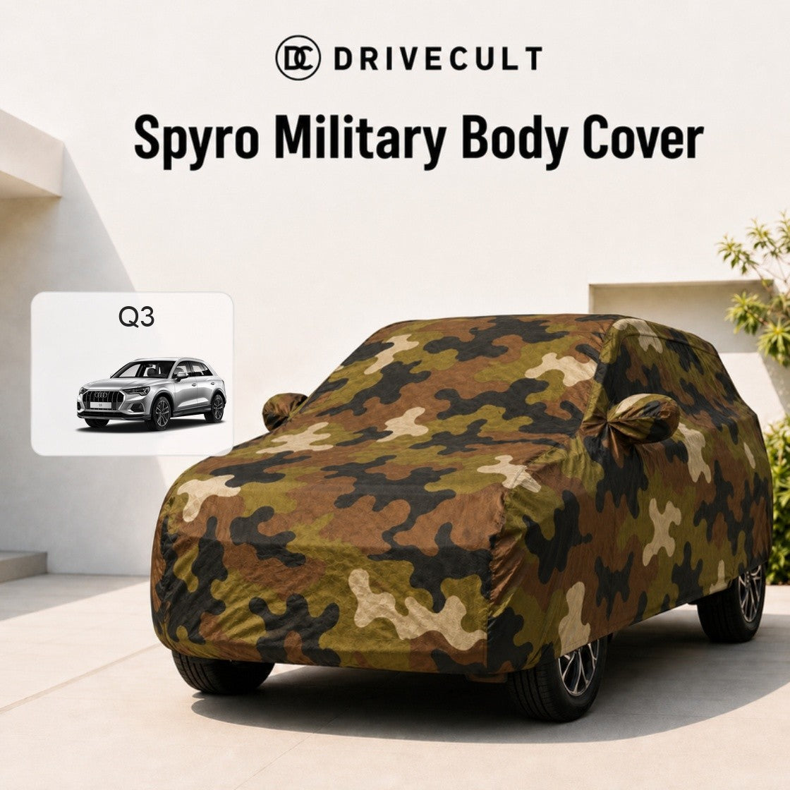 Audi Q3 Body Cover Spyro Military body cover