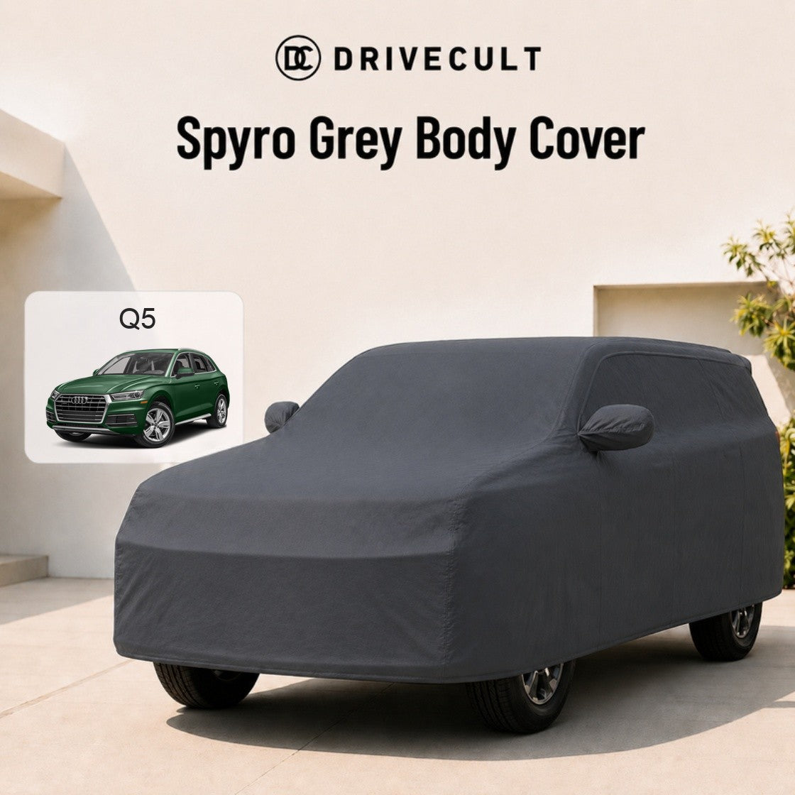 Audi Q5 Body Cover Spyro Grey body cover
