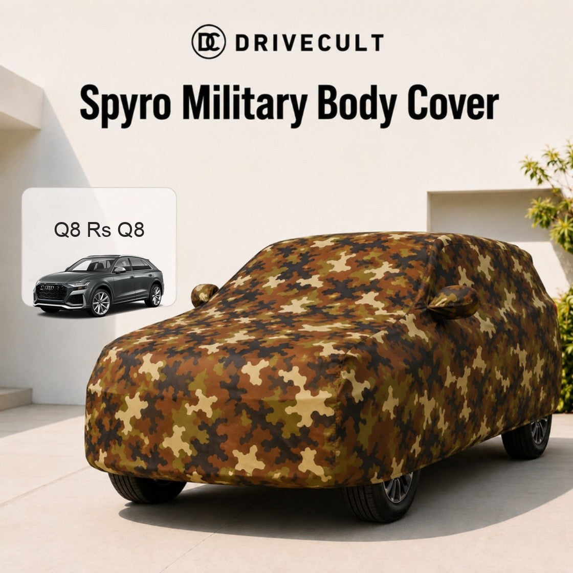 Audi Q8 / Rs Q8 Body Cover Spyro Military body cover