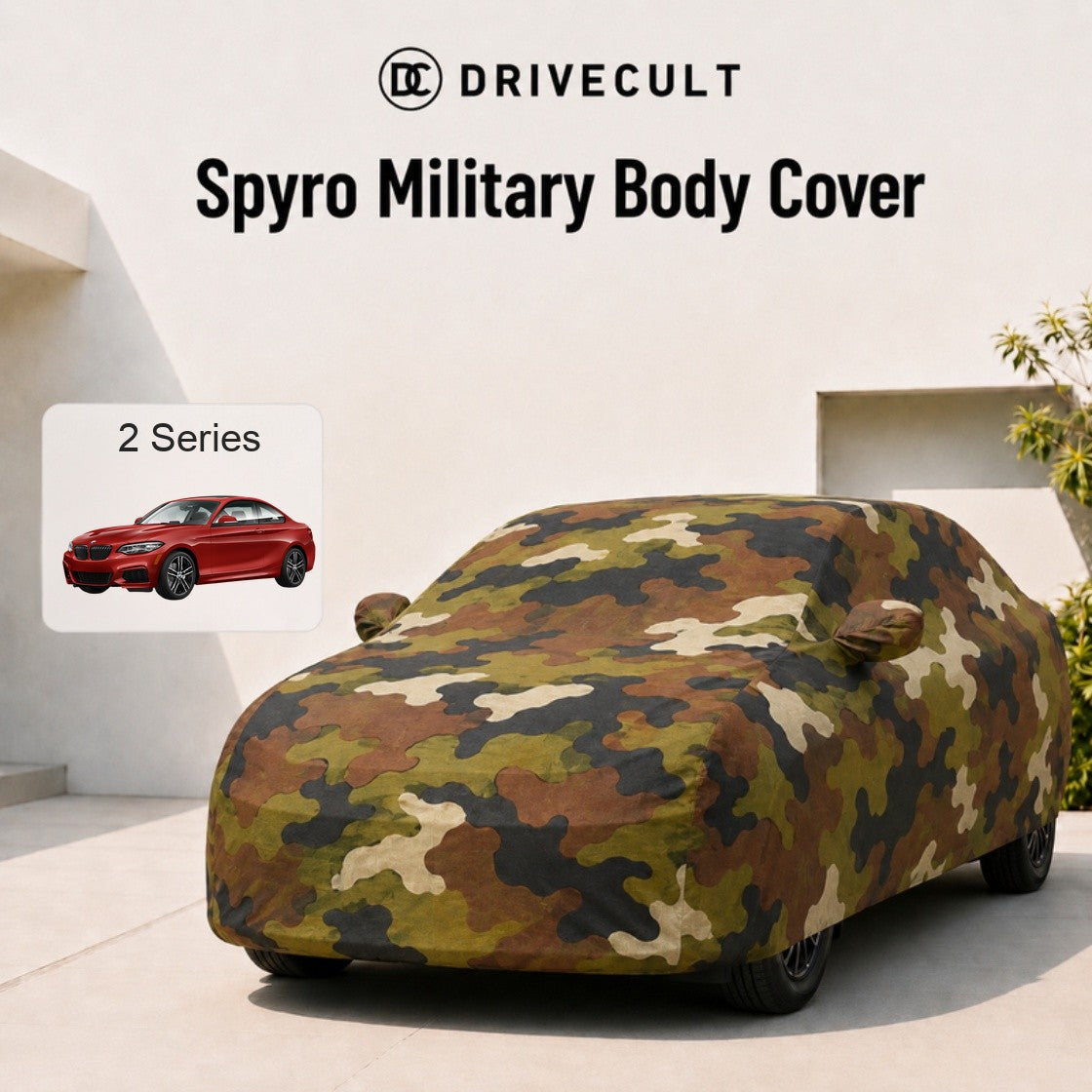BMW 2 Series Body Cover Spyro Military body cover