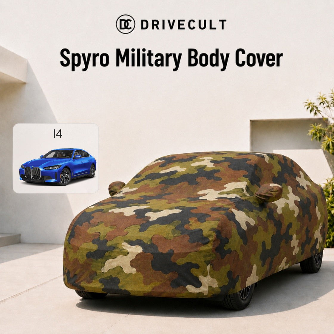 BMW i4 Body Cover Spyro Military body cover