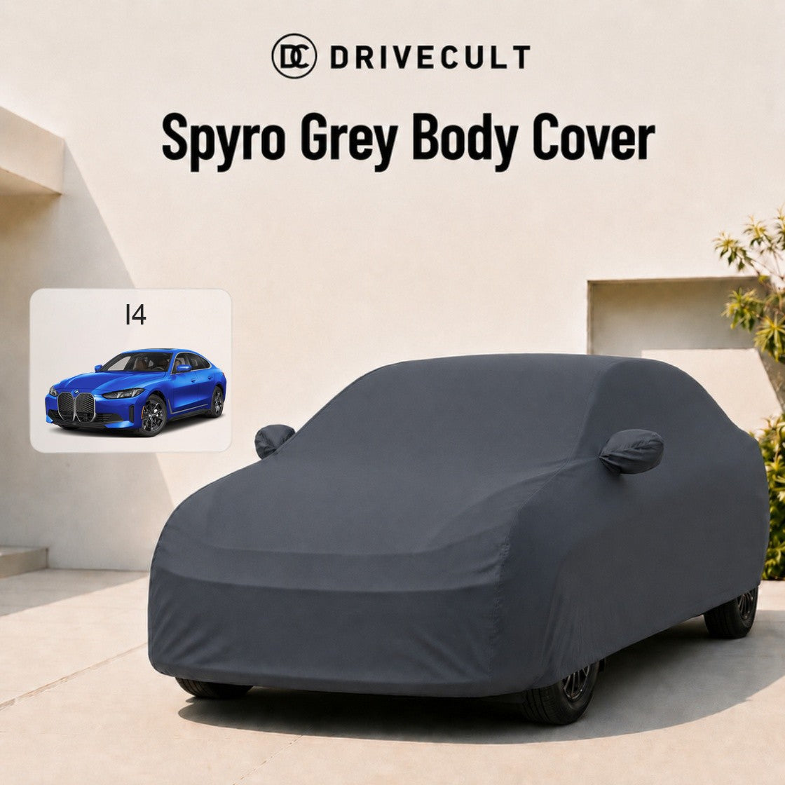 BMW i4 Body Cover Spyro Grey body cover