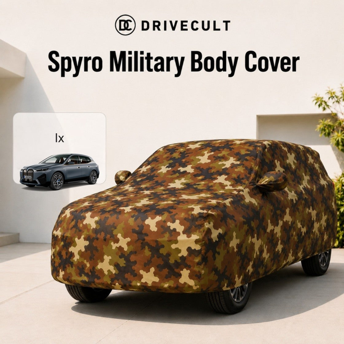 BMW iX Body Cover Spyro Military body cover