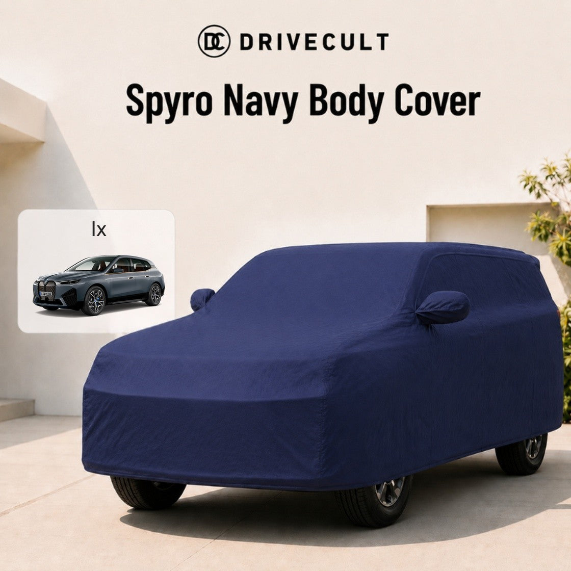 BMW iX Body Cover Spyro Navy body cover