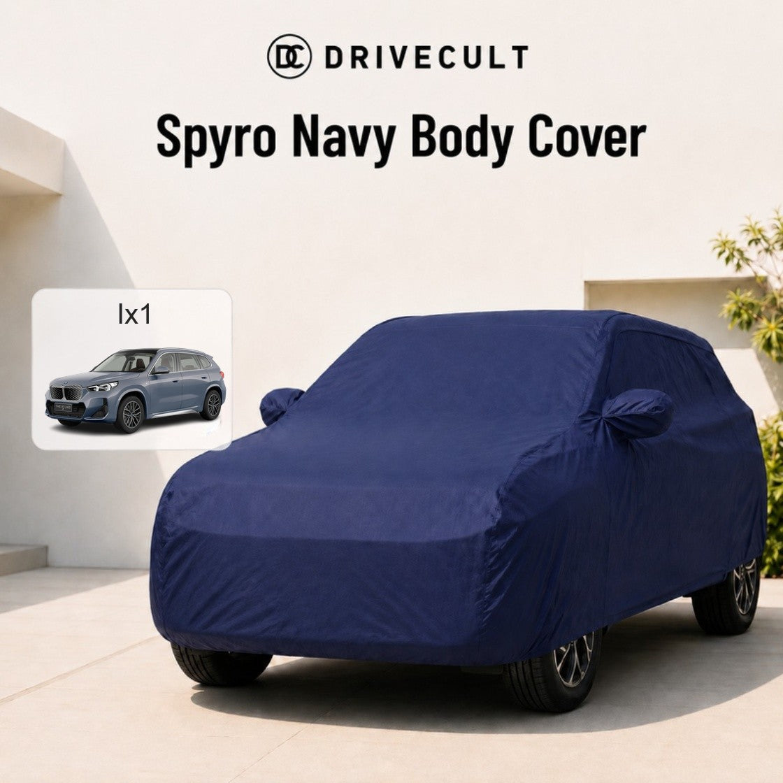 BMW iX1 Body Cover Spyro Navy body cover