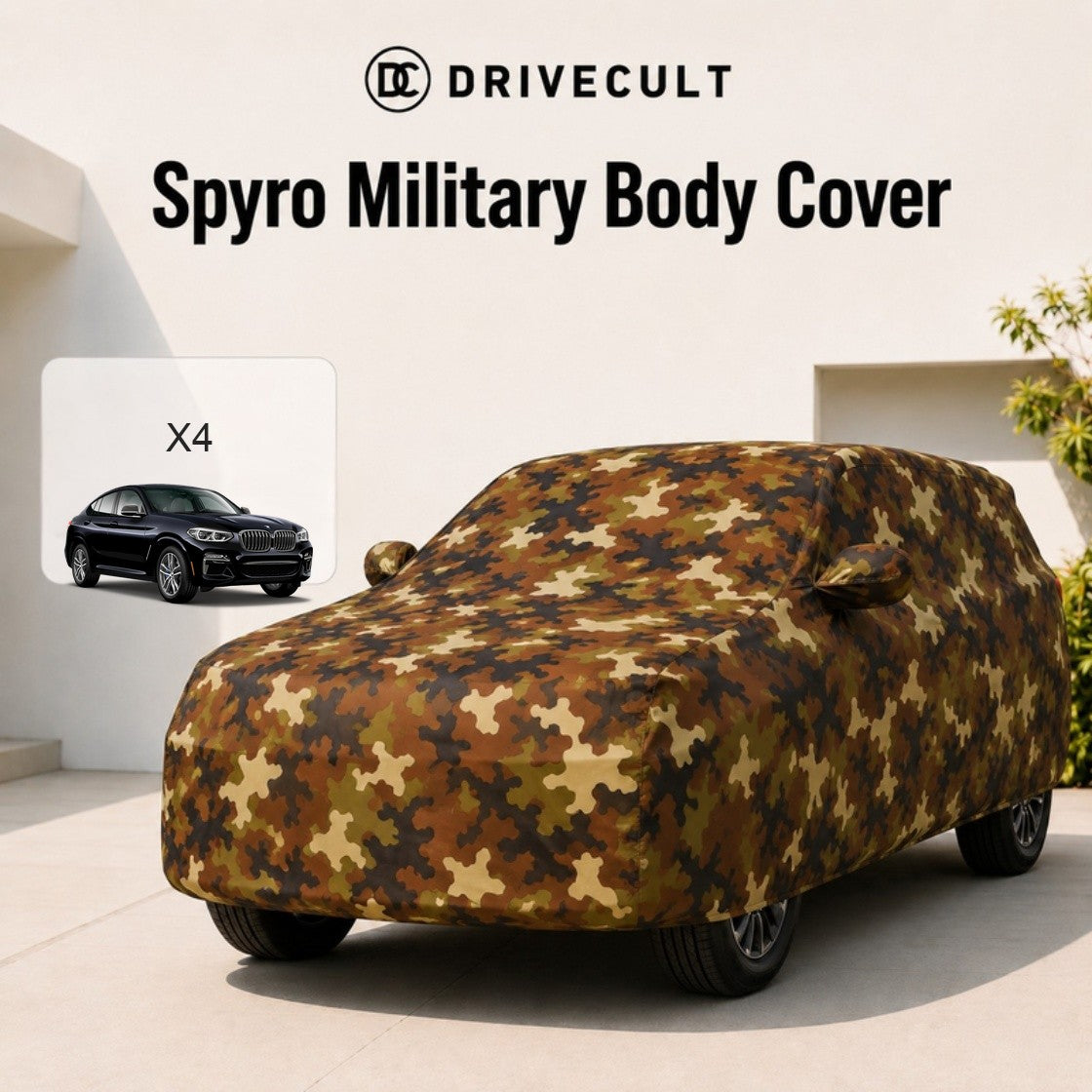 BMW X4 Body Cover Spyro Military body cover