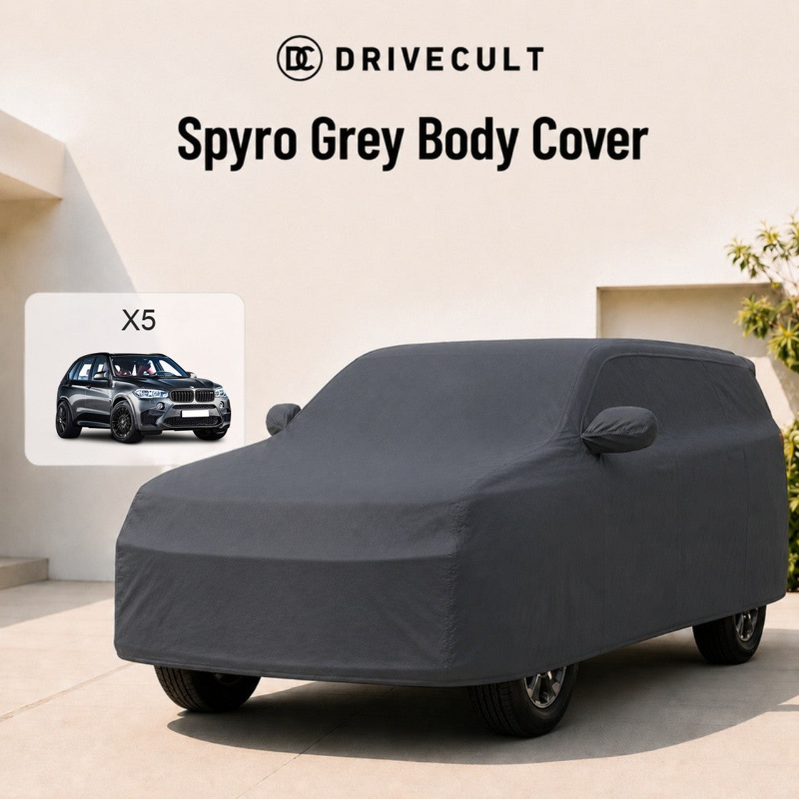 BMW X5 Body Cover Spyro Grey body cover