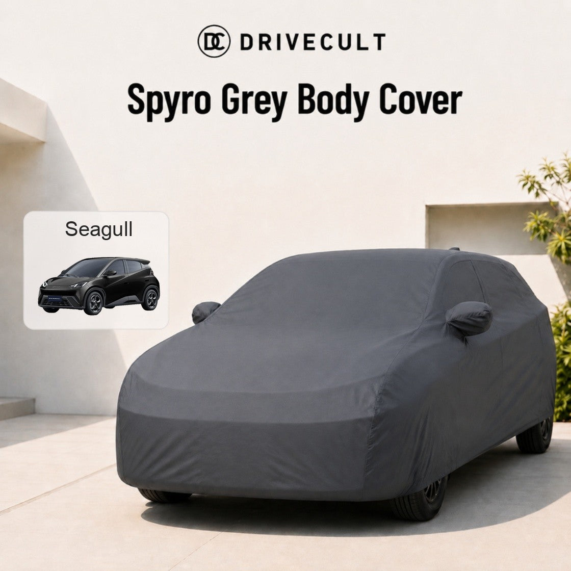 BYD Seagull Spyro Grey body cover