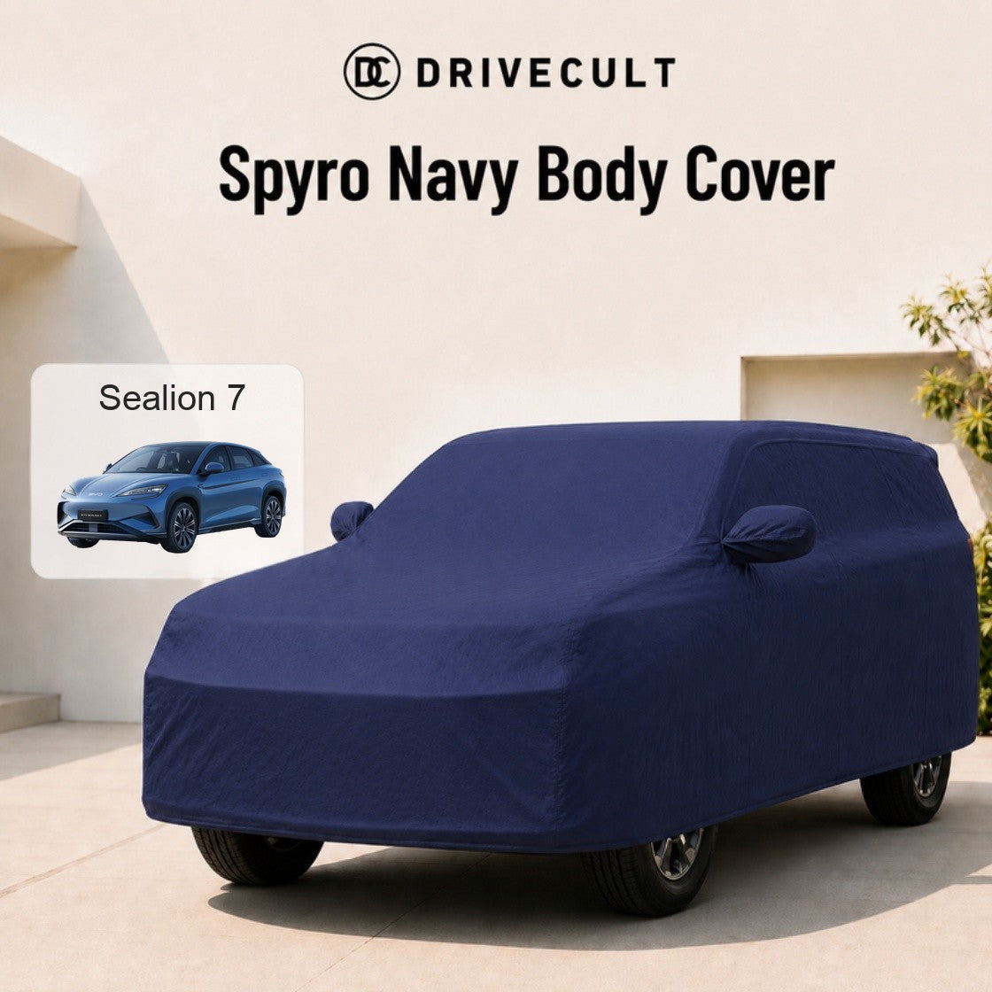 BYD Sealion 7 Body Cover Spyro Navy body cover