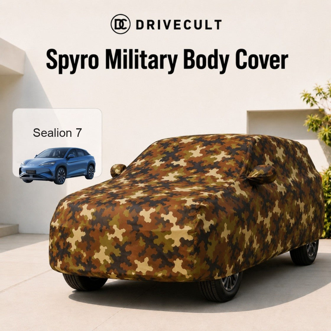 BYD Sealion 7 Body Cover Spyro Military body cover