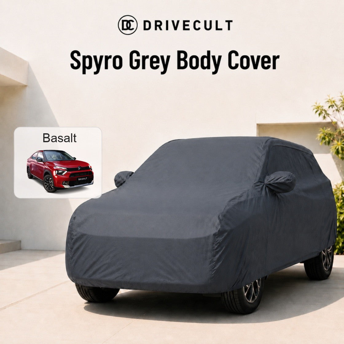 Citroen Basalt Body Cover Spyro Grey body cover
