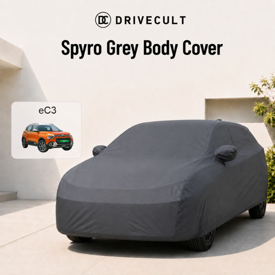 Citroen eC3 Spyro Grey body cover