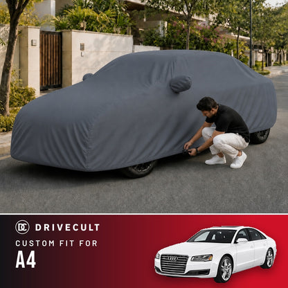 Audi A4 DriveCult Titan custom-fit waterproof car body cover