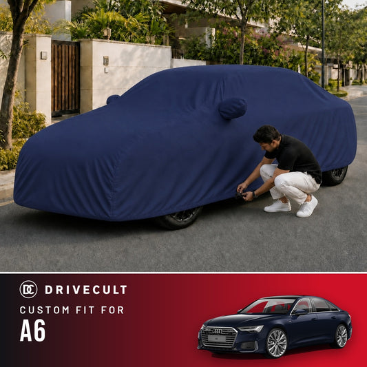 Audi A6 DriveCult Storm custom-fit waterproof car body cover