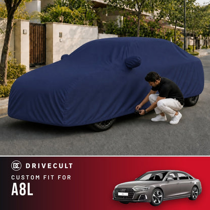 Audi A8L DriveCult Storm custom-fit waterproof car body cover