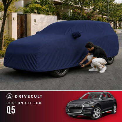 Audi Q5 DriveCult Storm custom-fit waterproof car body cover