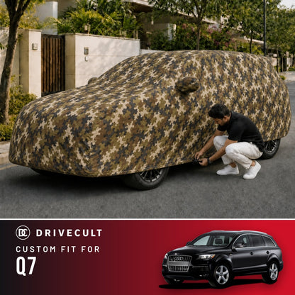 Audi Q7 DriveCult Phantom custom-fit waterproof car body cover