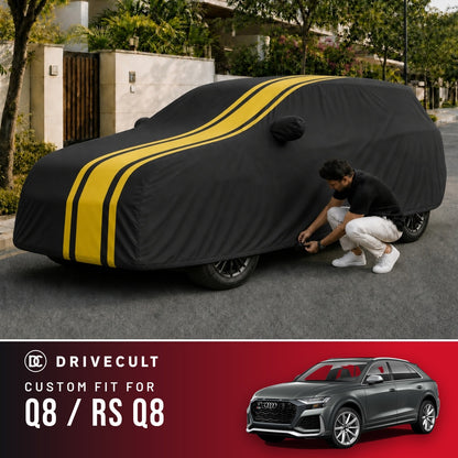Audi Q8 / RS Q8 DriveCult Blaze custom-fit waterproof car body cover