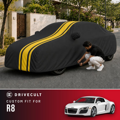 Audi R8 DriveCult Blaze custom-fit waterproof car body cover