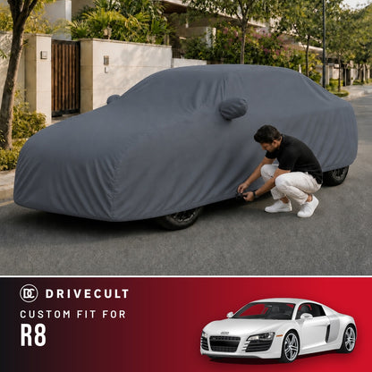 Audi R8 DriveCult Titan custom-fit waterproof car body cover
