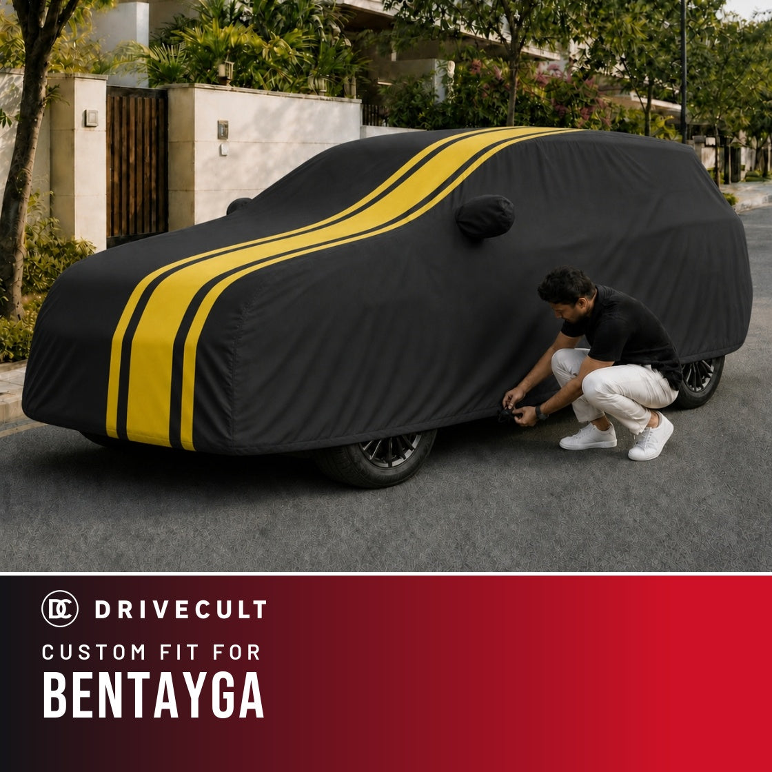 Bentley Bentayga DriveCult Blaze custom-fit waterproof car body cover