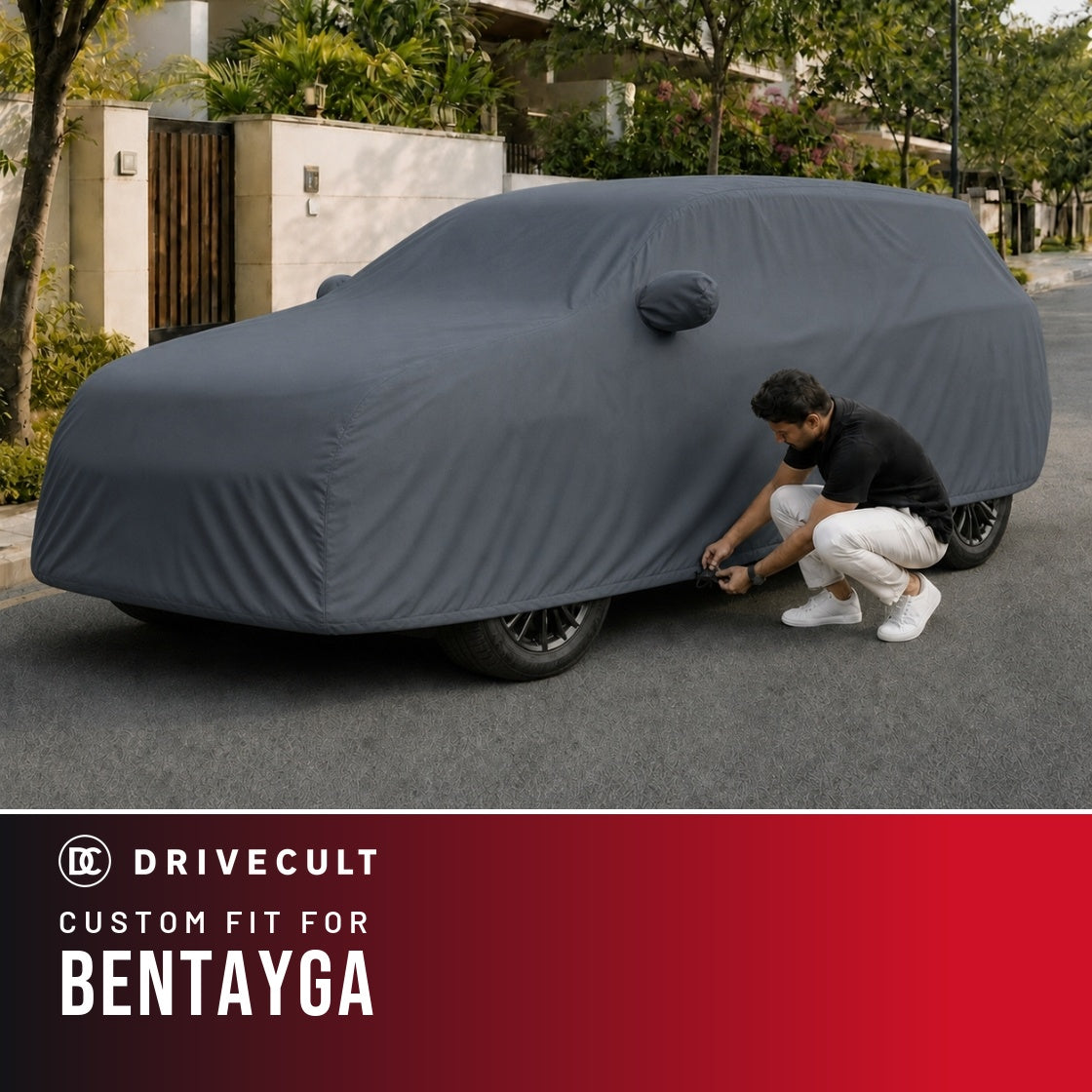 Bentley Bentayga DriveCult Titan custom-fit waterproof car body cover